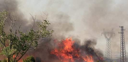 Пожарът в село Маринка