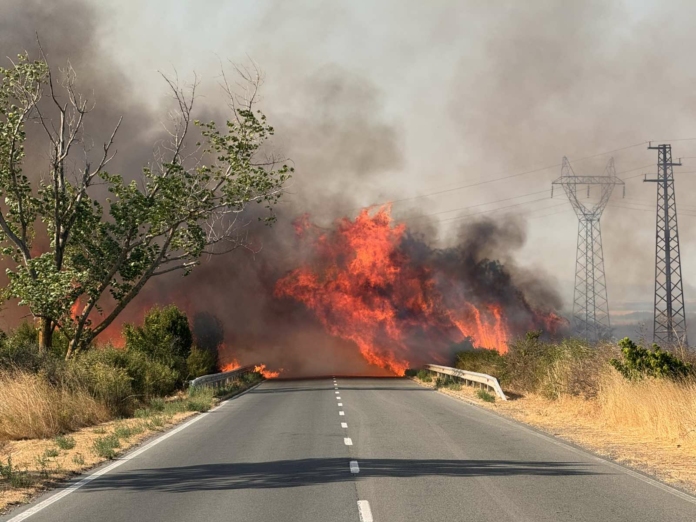 Пожарът в село Маринка Пожарът в село Маринка
