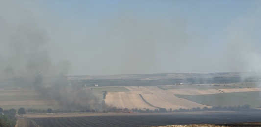 Пожарът край село Николово