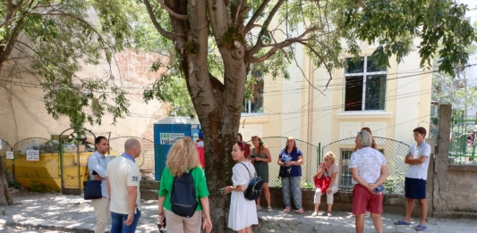 Протестът в Бургас