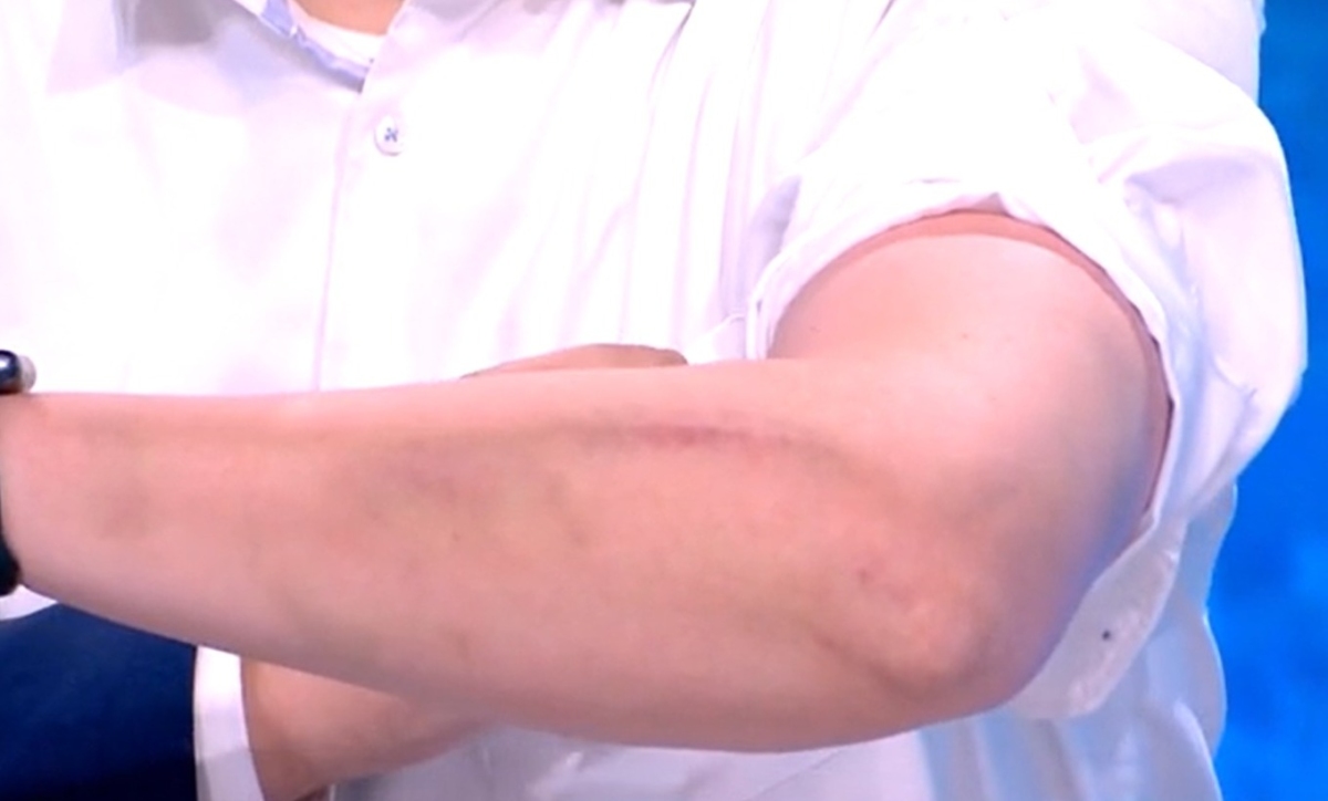 Напрежение беляза протестна акция на представители на синдикалните организации след