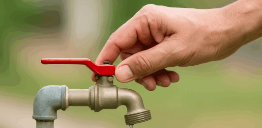 Спиране на водата