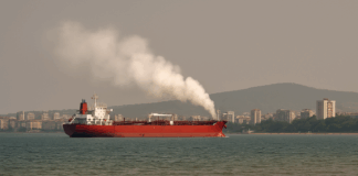 Танкер обгазява Бургас