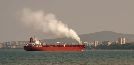 Танкер обгазява Бургас