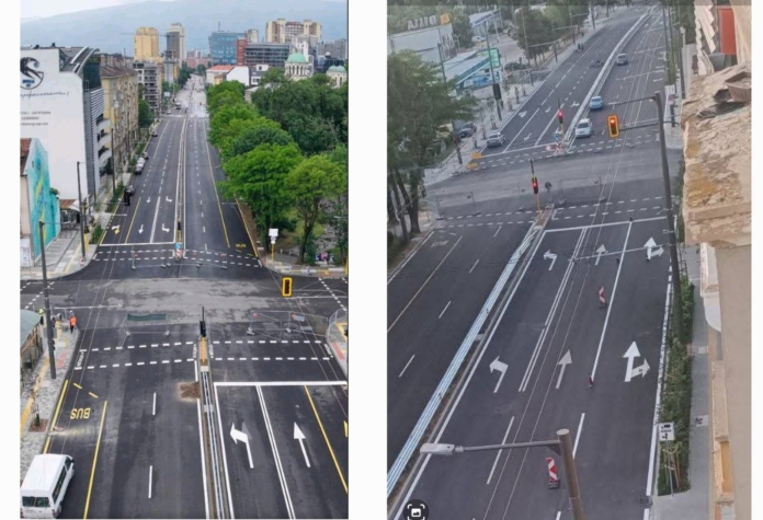 Бетон без логика: Как ремонтите на „Опълченска“ и „Демокрация“ превърнаха улиците в капан (ВИДЕО) Улица "Опълченска"