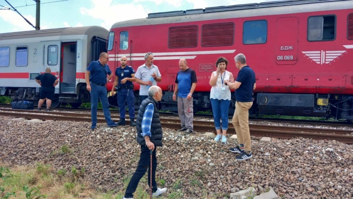 Инцидент с влак край Стара Загора