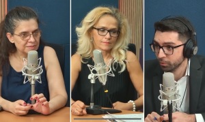  Биляна Петрова, Десислава Иванчева и Божидар Русев 