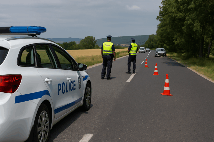 Катастрофа, ограничено движение, полицаи