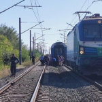 Дерайлиралият вагон