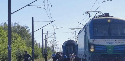 Дерайлиралият вагон