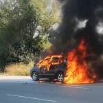 Горяща кола