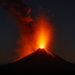 Изригване на вулкана