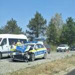 Катастрофа с полицейски автомобил в Плевенско