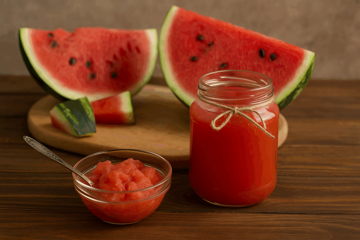 Приготвянето на мед от диня – познат още като маджун