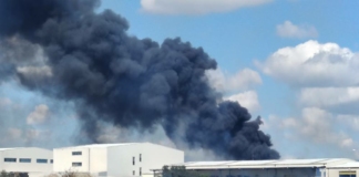 Пожар край Несебър