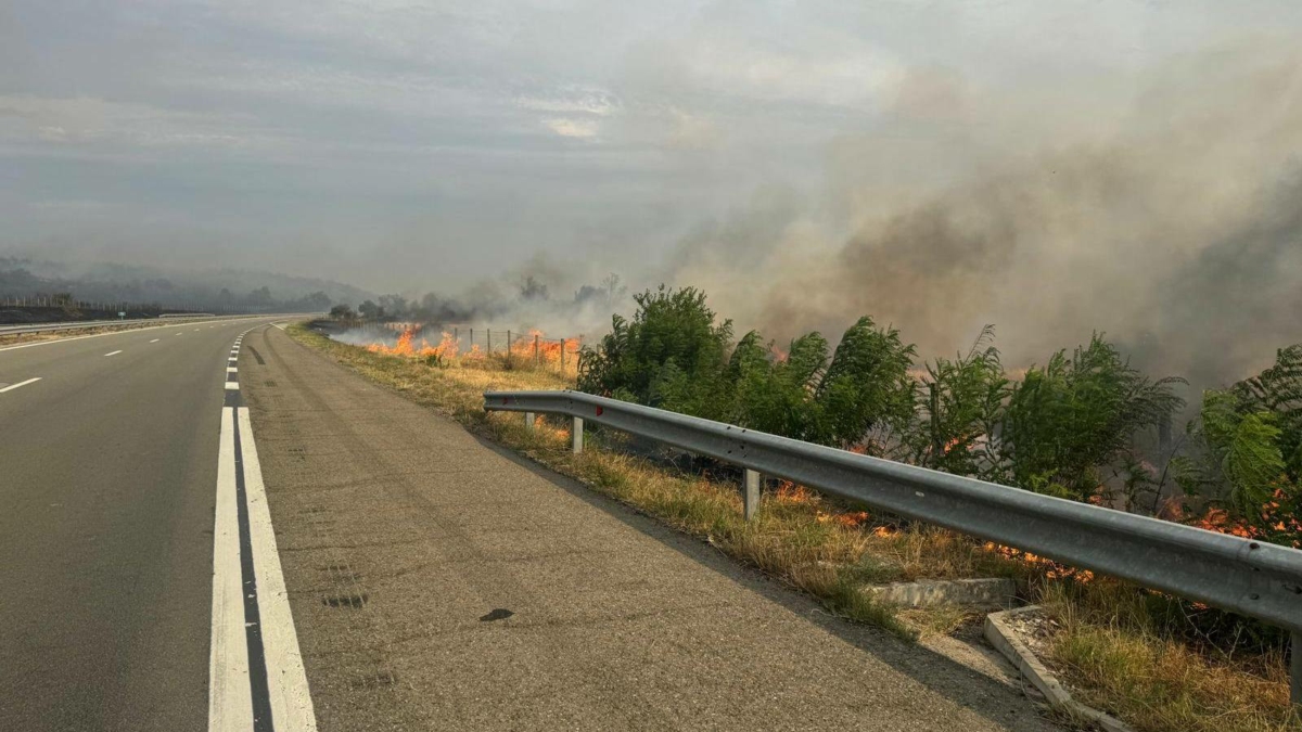 Пожарът в Сакар продължава да се разраства на територията на
