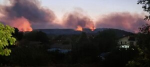 Пожарът край Сунгурларе