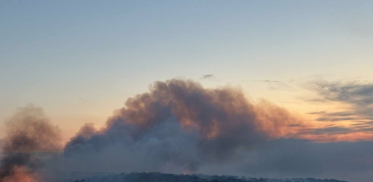 Пожарът в Сакар планина