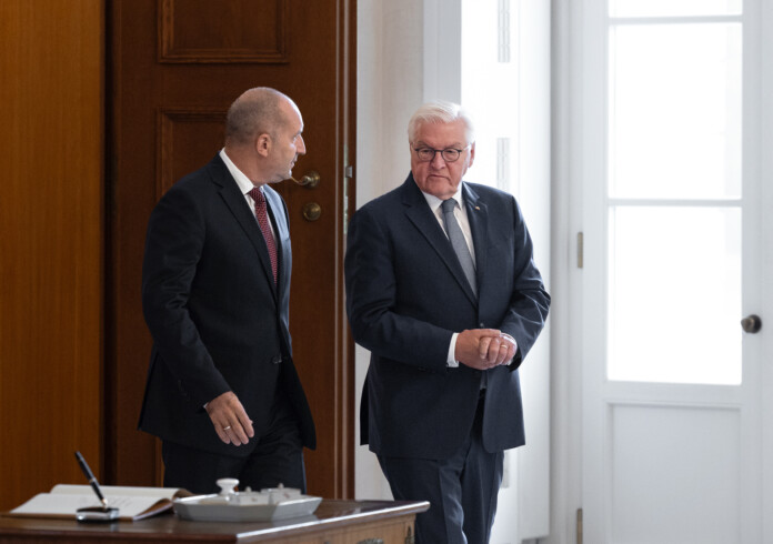 Румен Радев и Франк-Валтер Щайнмайер Румен Радев и Франк-Валтер Щайнмайер