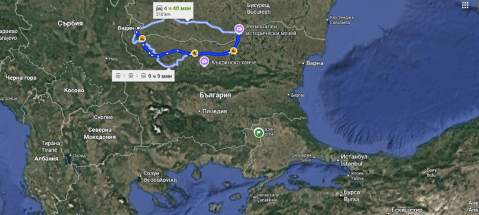 Пътят Русе - Видин