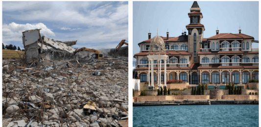 Съборените сараи на Вълка и владенията на Ахмед Доган на Росенец