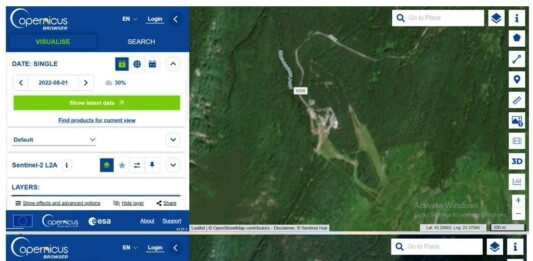 Сателитните снимки