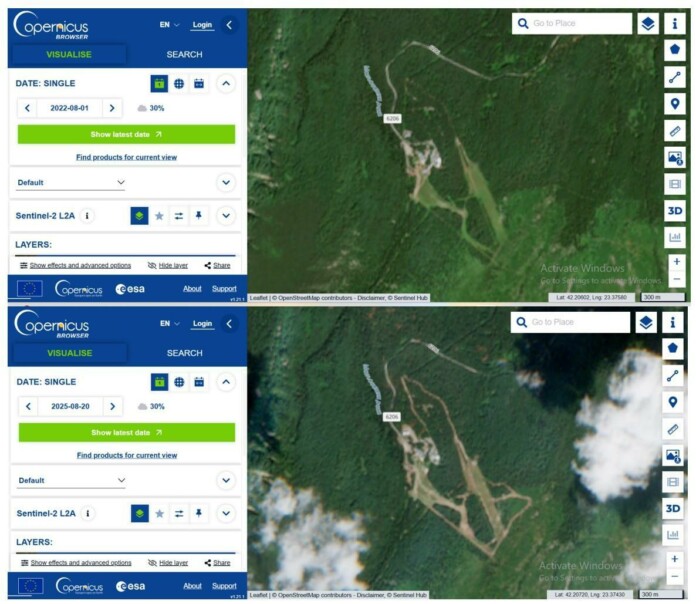 Сателитните снимки