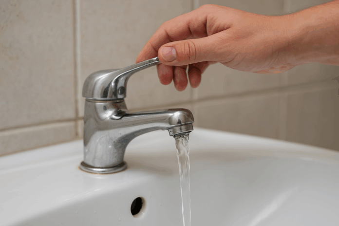 Спиране на водата Спиране на водата