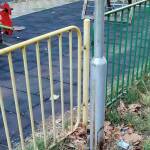 Стълб до детска площадка във Варна