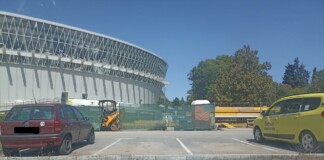 Строежът до "Парк Арена" ОЗК