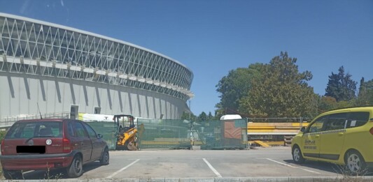 Строежът до "Парк Арена" ОЗК