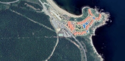 Теренът с изсечената гора