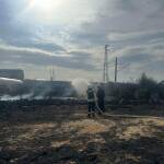 Вътрешният министър с подробности за запалилите се цистерни с дизел на товарен влак в Хасковско Запалили се цистерни
