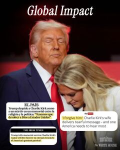 Най-важното от света през изминалата седмица - 80-та сесия на Общото събрание на ООН и присъда за Саркози 3 Mемориалната служба в памет на Чарли Кърк