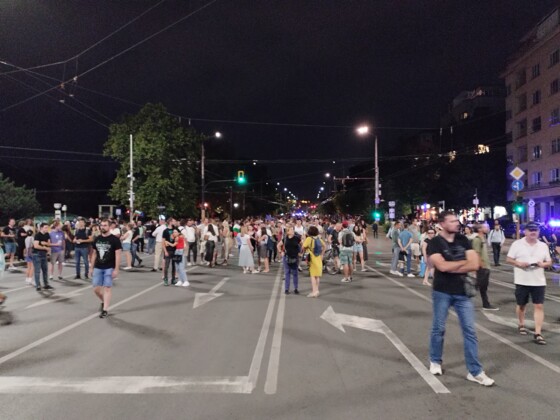 Протест в София. Снимка: Искра.бг