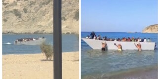 Лодка с мигранти