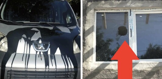 Сплашване на активистка