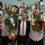 Посрещането на националния отбор