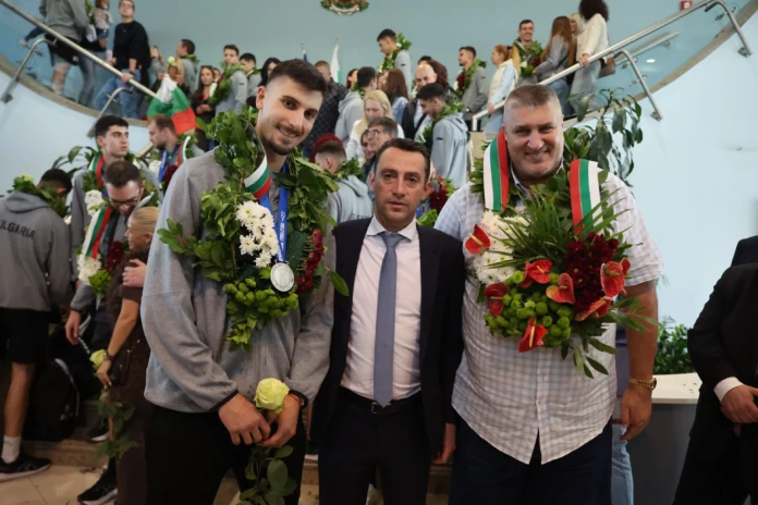 Посрещането на националния отбор