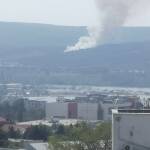 Пожар над кв. "Аспарухово" във Варна