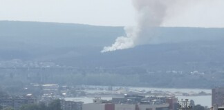 Пожар над кв. "Аспарухово" във Варна