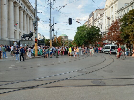 Протест. Снимка: Искра.бг