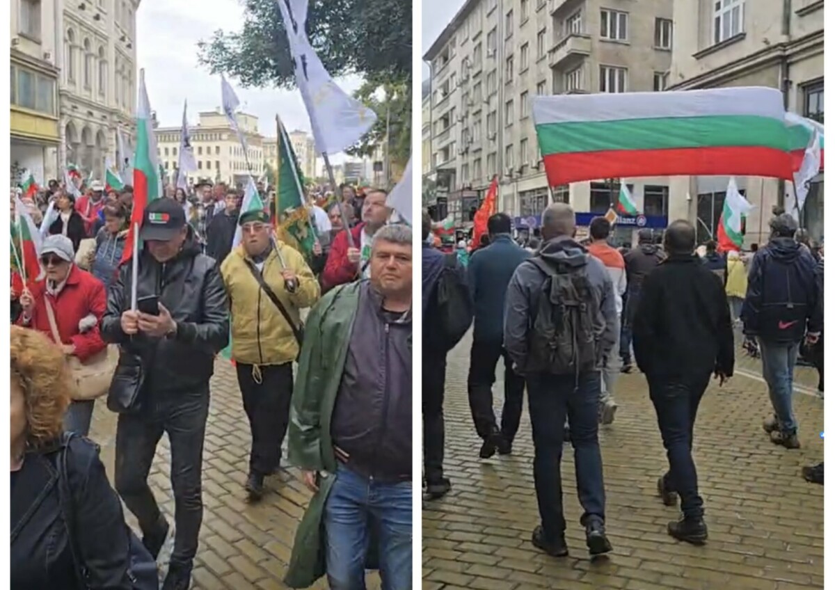 Пред Народното събрание се провежда протест с искания за оставката