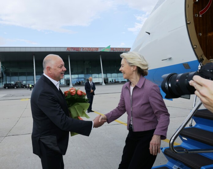 Росен Желязков и Урсула фон дер Лайен