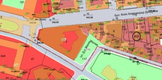 Скицата на района