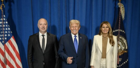 Снимката на Росен Желязков с Доналд Тръмп