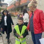 Пътни полицаи и деца от Кюстендил имаха общ урок за безопасно движение Деца от Детска градина „Еделвайс“