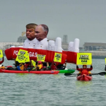 Блокада на газов терминал в Белгия в знак на протест срещу газа на Путин и Тръмп