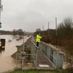 Димитър Николов при наводнението в Бургаско