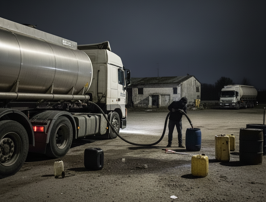 430 литра дизел от товарен автомобил е бил откраднат през